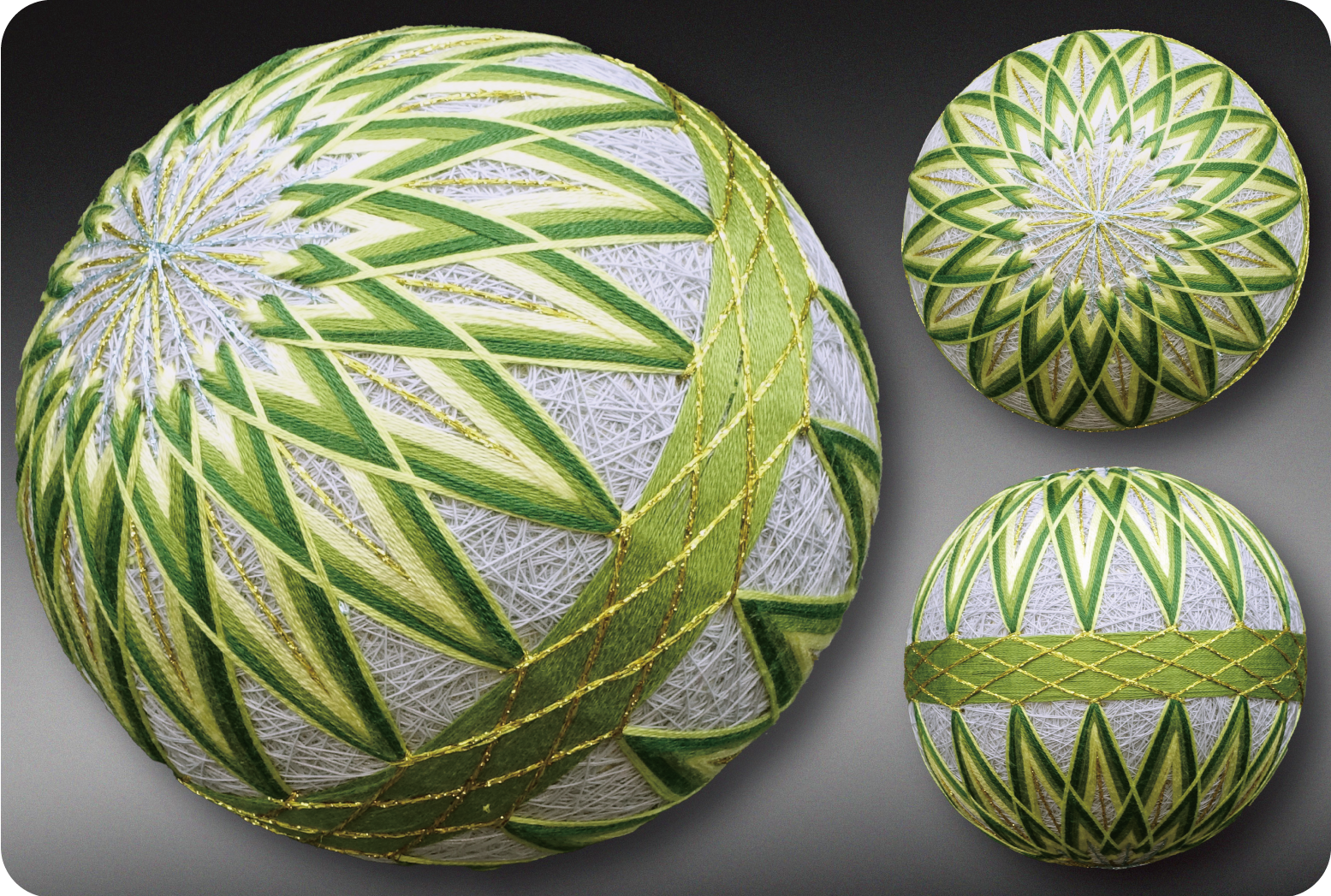 おひとつ限定の作品てまり「かよ」