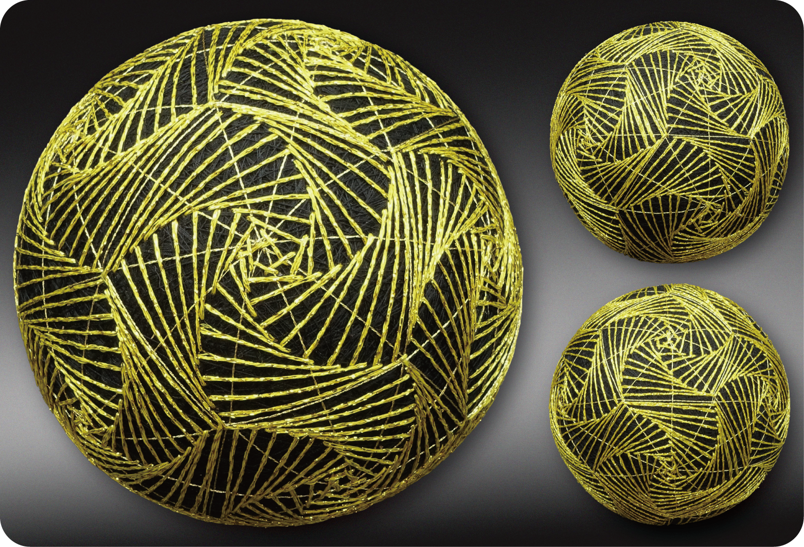 おひとつ限定の作品てまり「るを」