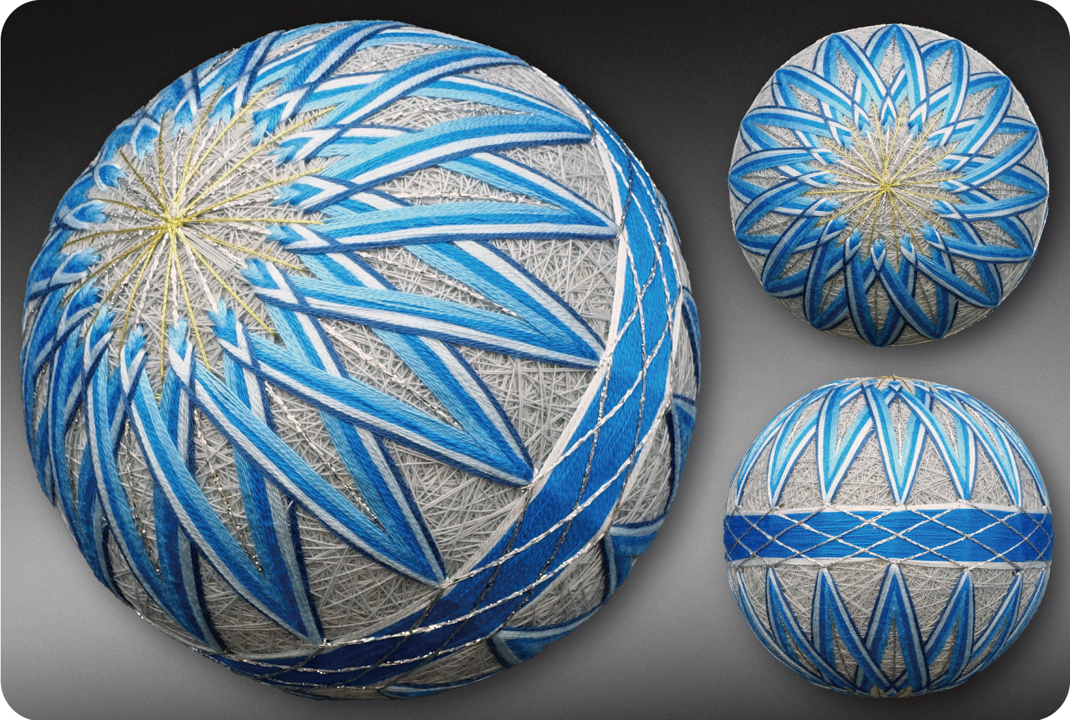 おひとつ限定の作品てまり「とち」