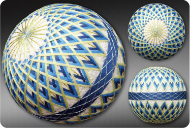 おひとつ限定の作品てまり「五」