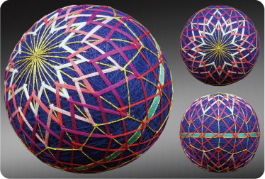 おひとつ限定の作品てまり「三」