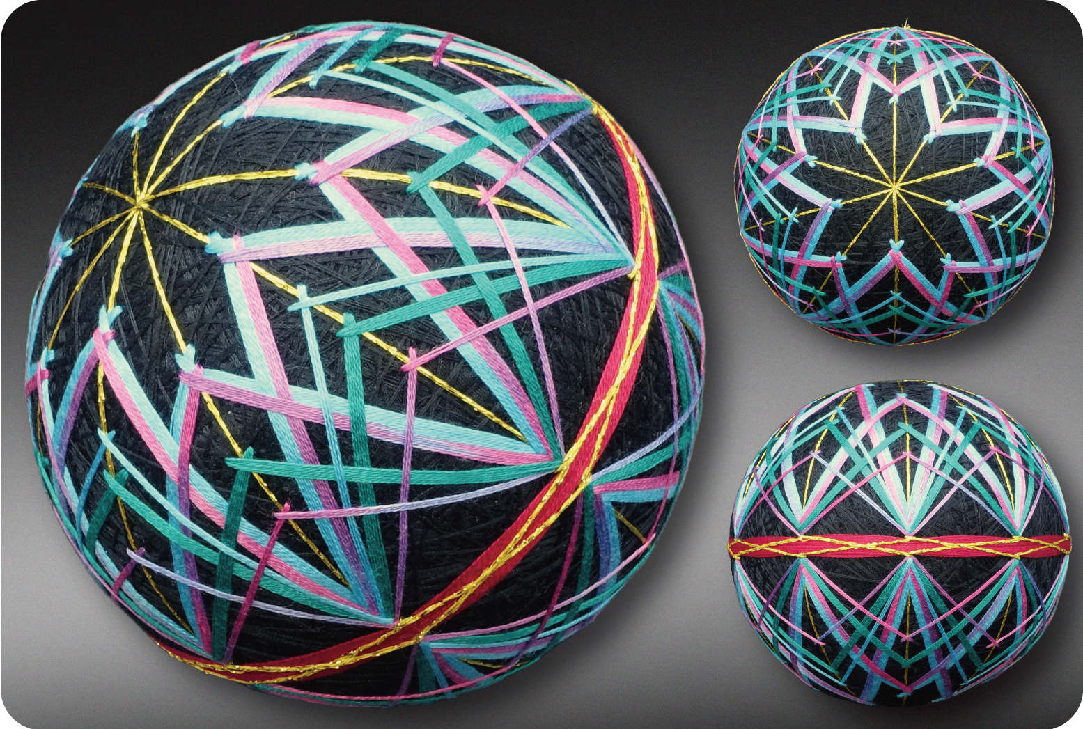 おひとつ限定の作品てまり「たれ」のイメージ